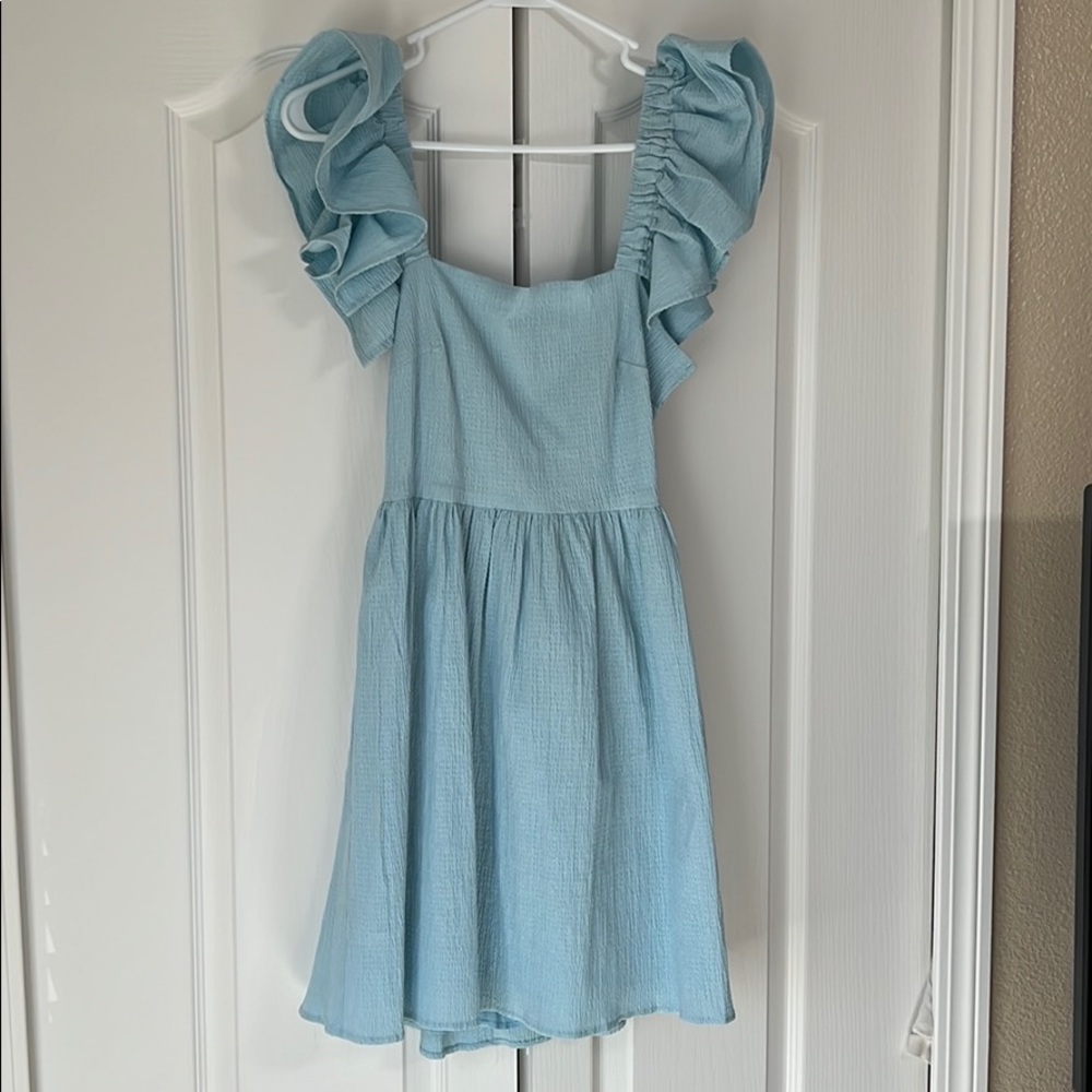 Light blue dress